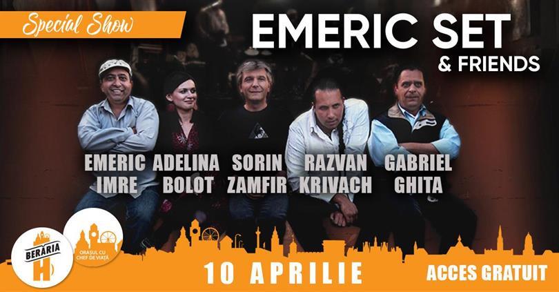 Concert Emeric Set (Emeric Imre & Friends) #PeTerasă, miercuri, 10 aprilie 2024 18:00, Beraria H