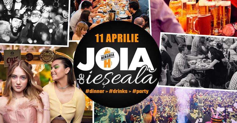 Concert Joia de ieșeală: Dinner > Drinks > Party, joi, 11 aprilie 2024 16:30, Beraria H