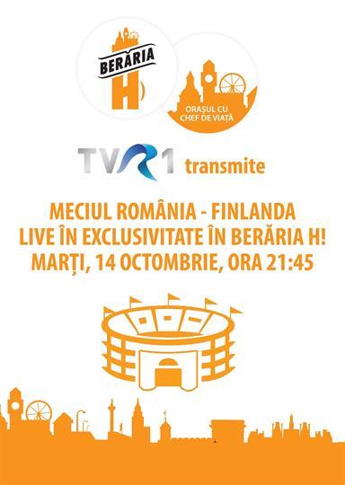 Concert Meciul Finlanda - Romania, marți, 14 octombrie 2014 20:30, Beraria H