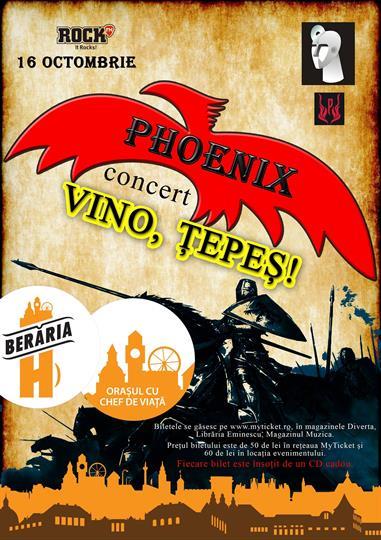 Concert Concert PHOENIX, joi, 16 octombrie 2014 21:00, Beraria H