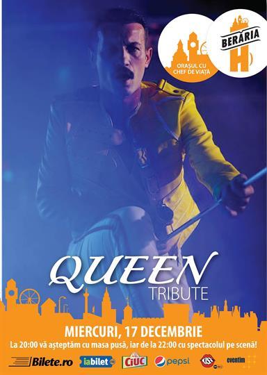 Concert Queen Tribute, miercuri, 17 decembrie 2014 20:00, Beraria H