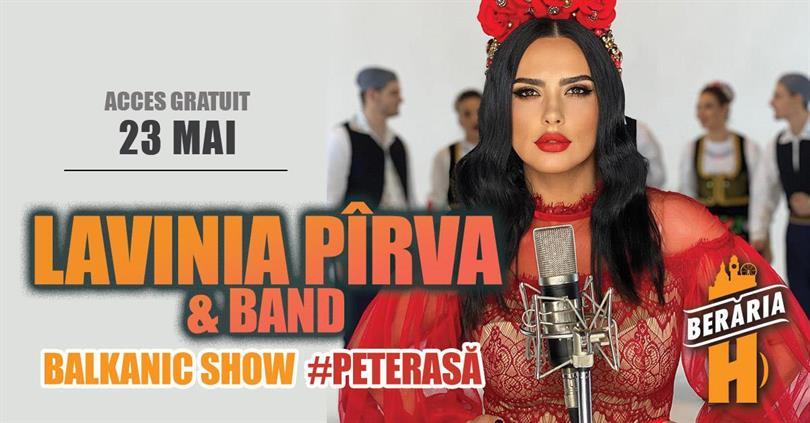 Concert Lavinia Pîrva & Band - Balkanic Show #PeTerasă, joi, 23 mai 2024 17:00, Beraria H