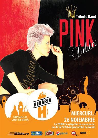 Concert Concert Pink Deluxe Tribute Band, miercuri, 26 noiembrie 2014 20:00, Beraria H