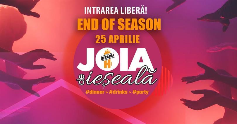 Concert Joia de ieșeală: Dinner > Drinks > Party I End of Season, joi, 25 aprilie 2024 16:30, Beraria H